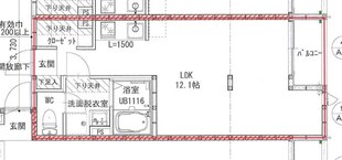 M Terrace江波二本松の物件間取画像